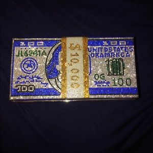 Money clutch bag